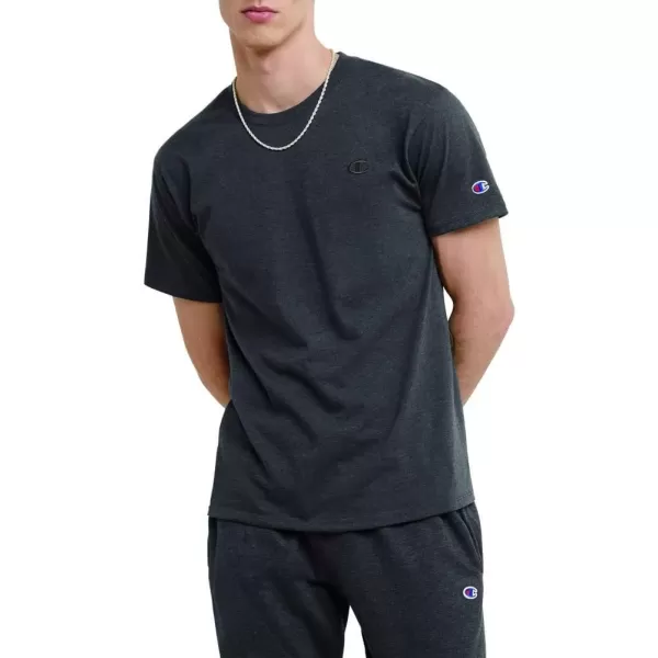 imageChampion Mens Classic Everyday Soft Comfortable TShirt Regular or Big ampamp TallGranite Heather