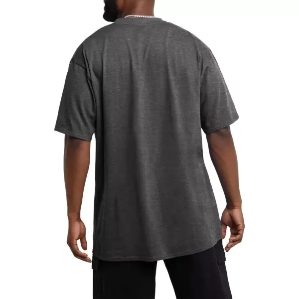 imageChampion Mens Classic Everyday Soft Comfortable TShirt Regular or Big ampamp TallGranite Heather