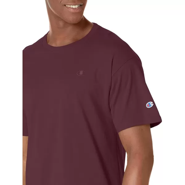 imageChampion Mens Classic Everyday Soft Comfortable TShirt Regular or Big ampamp TallMaroon