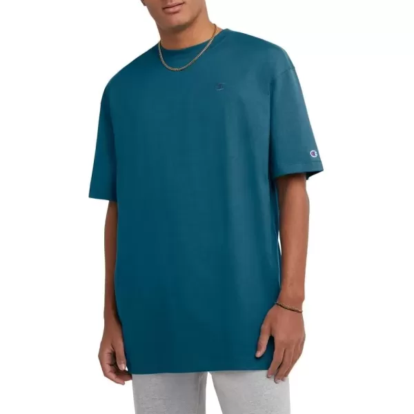 imageChampion Mens Classic Everyday Soft Comfortable TShirt Regular or Big ampamp TallNifty Turquoise