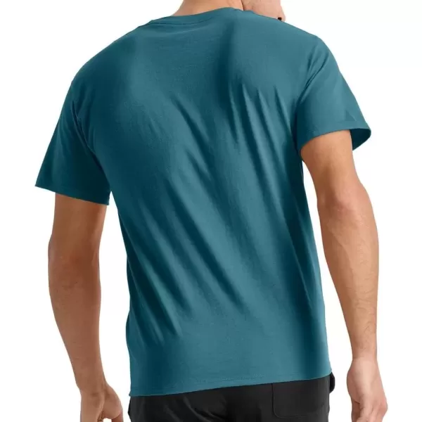 imageChampion Mens Classic Everyday Soft Comfortable TShirt Regular or Big ampamp TallNifty Turquoise