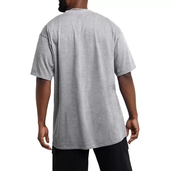 imageChampion Mens Classic Everyday Soft Comfortable TShirt Regular or Big ampamp TallOxford Gray