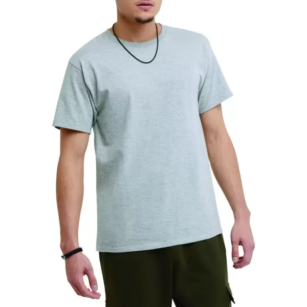 imageChampion Mens Classic Everyday Soft Comfortable TShirt Regular or Big ampamp TallOxford Gray