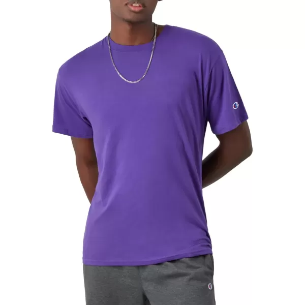 imageChampion Mens Classic Everyday Soft Comfortable TShirt Regular or Big ampamp TallPurple