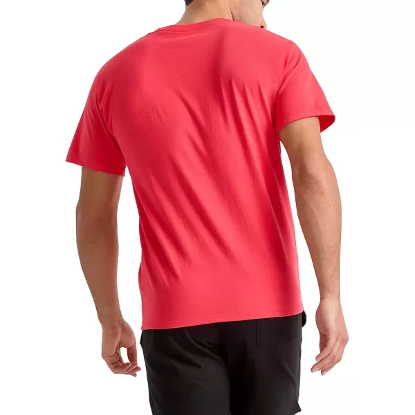 imageChampion Mens Classic Everyday Soft Comfortable TShirt Regular or Big ampamp TallRed Stone