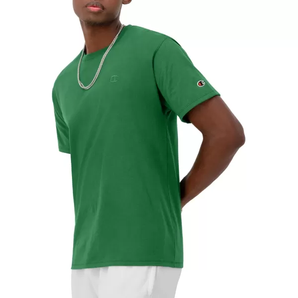 imageChampion Mens Classic Everyday Soft Comfortable TShirt Regular or Big ampamp TallRoad Sign Green