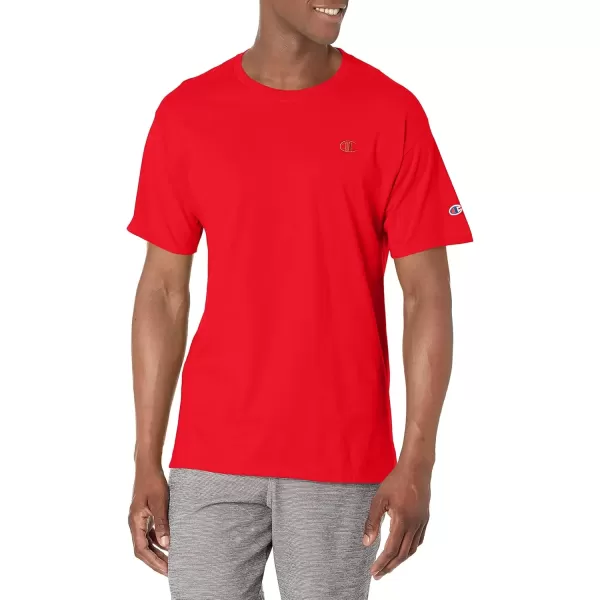 imageChampion Mens Classic Everyday Soft Comfortable TShirt Regular or Big ampamp TallScarlet