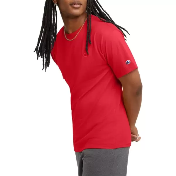 imageChampion Mens Classic Everyday Soft Comfortable TShirt Regular or Big ampamp TallScarlet
