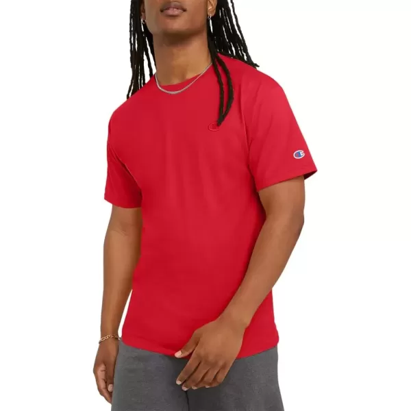 imageChampion Mens Classic Everyday Soft Comfortable TShirt Regular or Big ampamp TallScarlet