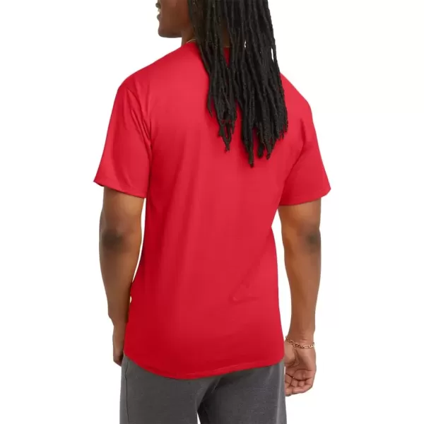 imageChampion Mens Classic Everyday Soft Comfortable TShirt Regular or Big ampamp TallScarlet