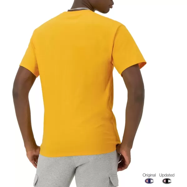 imageChampion Mens Classic Everyday Soft Comfortable TShirt Regular or Big ampamp TallTeam Gold