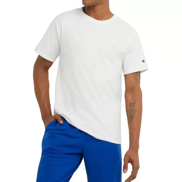 imageChampion Mens Classic Everyday Soft Comfortable TShirt Regular or Big ampamp TallWhite