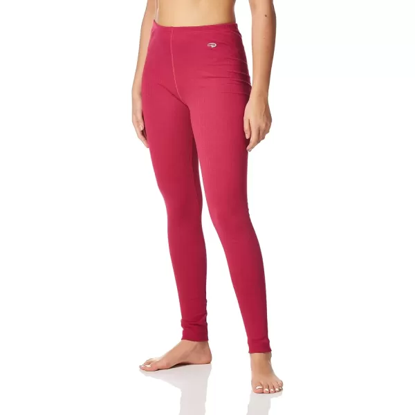 imageDuofold Womens Mid Weight Wicking Thermal LeggingBerry Delight