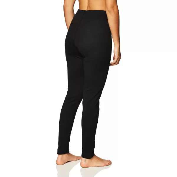 imageDuofold Womens Mid Weight Wicking Thermal Leggings Black Small