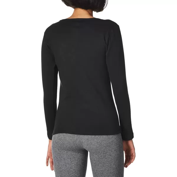 imageDuofold Womens Mid Weight Wicking Thermal ShirtBlack