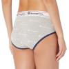 imageChampion Womens Heritage Hipster UnderwearGrey White Logo Print