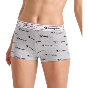 imageChampion Womens Heritage Boyshort UnderwearNavy Logo Oxford Print