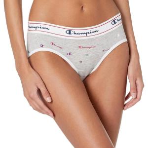 imageChampion Womens Heritage Hipster UnderwearMulti Scattered Logos White