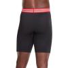 imageChampion Mens Cotton MoistureWicking Performance Stretch Boxer Briefs 3PackLong Leg  Black  3 Pack