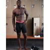 imageChampion Mens Cotton MoistureWicking Performance Stretch Boxer Briefs 3PackLong Leg  Black  3 Pack