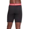 imageChampion Mens Cotton MoistureWicking Performance Stretch Boxer Briefs 3PackLong Leg  Black  4 Pack