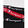 imageChampion Mens Cotton MoistureWicking Performance Stretch Boxer Briefs 3PackRegular Leg  Black  3 Pack