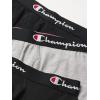 imageChampion Mens Every Day Comfort Stretch Cotton Boxer Briefs 3 Pack2 New EbonyOxford Grey Heather