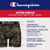 imageChampion Mens Every Day Comfort Stretch Cotton Boxer Briefs 3 PackBlackOxford Grey HeatherBlack Script Logo  3 Pack