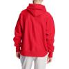 imageChampion Mens Hoodie Reverse Weave Fleece Comfortable Pullover Sweatshirt For MenTeam Red Scarlet Left Chest C