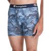 imageChampion Mens Underwear Boxer Briefs Total Support Pouch Cotton Stretch 3PackBlue Graphic PrintScarletOxford Grey Heather  3 Pack