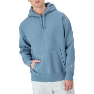 imageChampion Mens Hoodie Reverse Weave Fleece Comfortable Pullover Sweatshirt For MenWashed Antique Blue
