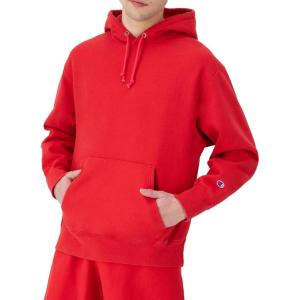 imageChampion Mens Hoodie Reverse Weave Fleece Comfortable Pullover Sweatshirt For MenWashed Athletic Red