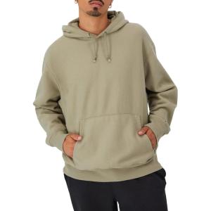 imageChampion Mens Hoodie Reverse Weave Fleece Comfortable Pullover Sweatshirt For MenWashed Khaki