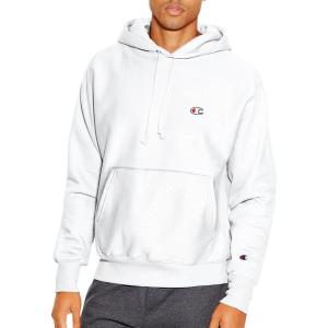 imageChampion Mens Hoodie Reverse Weave Fleece Comfortable Pullover Sweatshirt For MenWhite