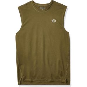 imageChampion Mens MVP Muscle Tee Retired ColorsCargo Olive C Logo
