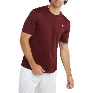 imageChampion Mens Tshirt Sport Tee Moisture Wicking Anti Odor Athletic TShirt For Men Reg Or Big ampamp TallMaroon