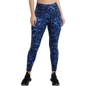 imageChampion Womens Leggings Soft Touch MoistureWicking 78 Leggings for Women 25quotMarble Wave Black