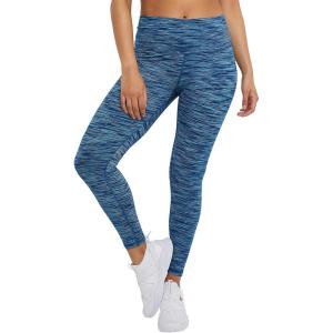 imageChampion Womens Leggings Soft Touch MoistureWicking 78 Leggings for Women 25quotSpace Dye Multi Cool