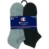 imageChampion Mens Double Dry Moisture Wicking No Show Socks 6 8 Packs AvailableWhiteGreyBlack  6 Pack