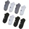 imageChampion Mens Double Dry Moisture Wicking No Show Socks 6 8 Packs AvailableWhiteGreyBlack  8 Pack