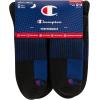 imageChampion Mens Socks Performance Moisture Wicking Ankle Socks for Men 6PackBlack  6 Pack