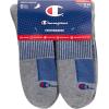 imageChampion Mens Socks Performance Moisture Wicking Ankle Socks for Men 6PackGrey  6 Pack
