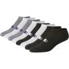 imageChampion Mens Double Dry Moisture Wicking No Show Socks 6 8 Packs AvailableWhiteGreyBlack  8 Pack