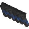imageChampion Mens Socks Performance Moisture Wicking Ankle Socks for Men 6PackBlack  6 Pack