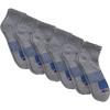 imageChampion Mens Socks Performance Moisture Wicking Ankle Socks for Men 6PackGrey  6 Pack