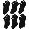 imageChampion Mens Double Dry Moisture Wicking Ankle Socks 6 8 12 Packs AvailableBlack  6 Pack