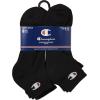imageChampion Mens Double Dry Moisture Wicking Ankle Socks 6 8 12 Packs AvailableBlack  6 Pack