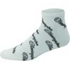 imageChampion Mens Double Dry Moisture Wicking Ankle Socks 6 8 12 Packs AvailableWhite With All Over Script  6 Pack
