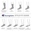imageChampion Mens Double Dry Moisture Wicking Ankle Socks 6 8 12 Packs AvailableWhiteGreyBlack  6 Pack