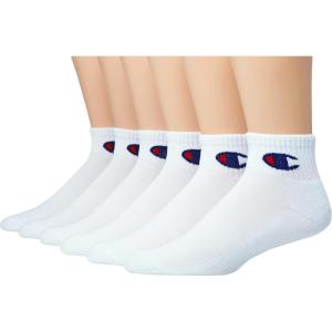 imageChampion Mens Double Dry Moisture Wicking Ankle Socks 6 8 12 Packs AvailableWhite  6 Pack